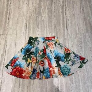 Floral A-Line Skirt- super cute flowery skirt